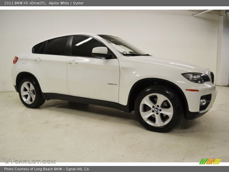 Alpine White / Oyster 2011 BMW X6 xDrive35i