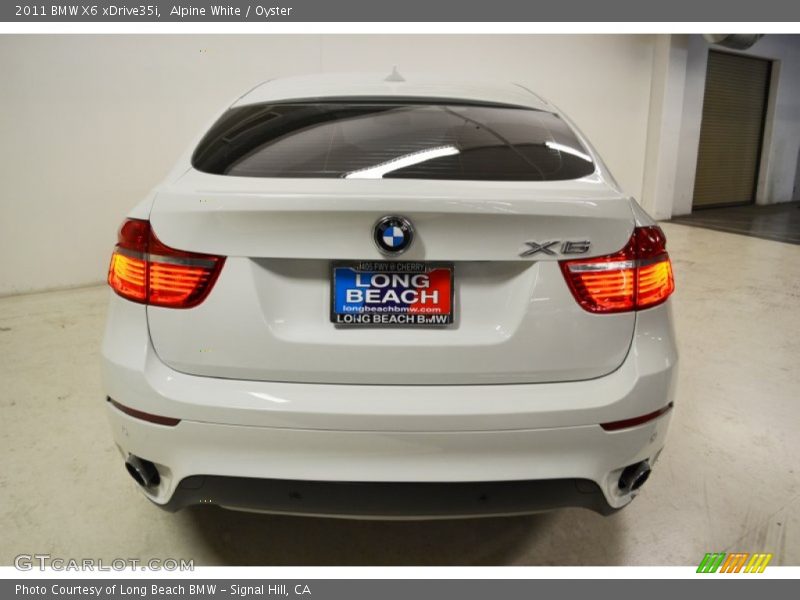 Alpine White / Oyster 2011 BMW X6 xDrive35i