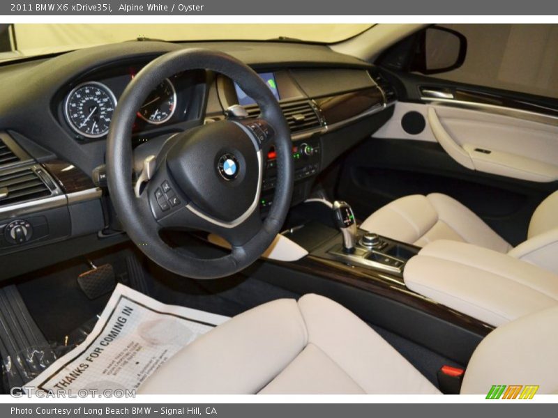 Alpine White / Oyster 2011 BMW X6 xDrive35i