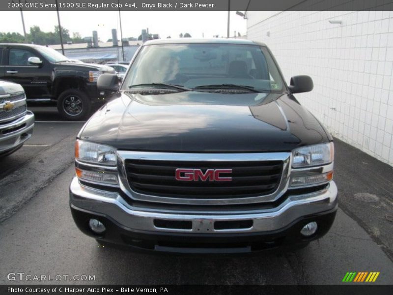 Onyx Black / Dark Pewter 2006 GMC Sierra 1500 SLE Regular Cab 4x4