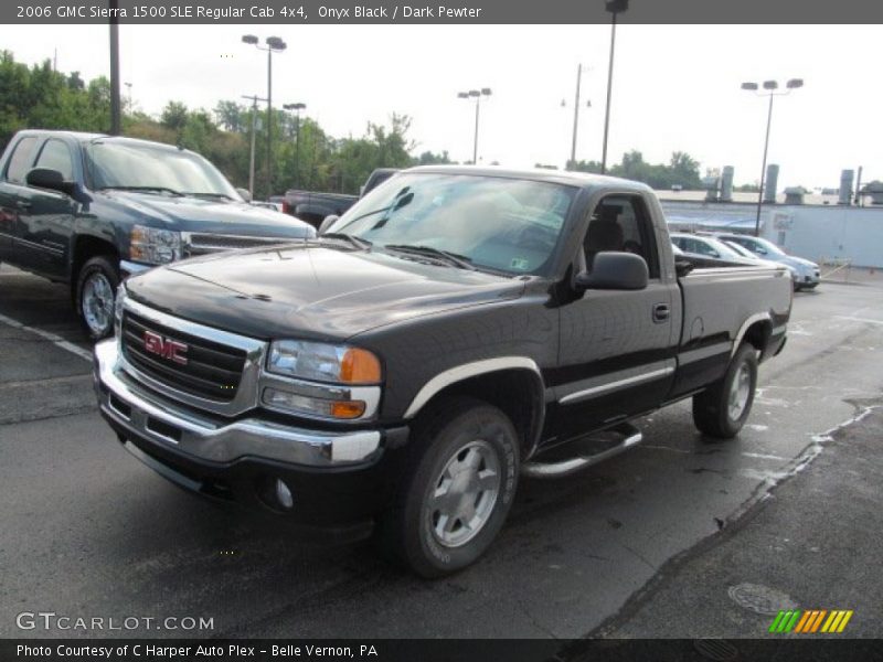 Onyx Black / Dark Pewter 2006 GMC Sierra 1500 SLE Regular Cab 4x4