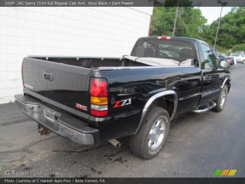 Onyx Black / Dark Pewter 2006 GMC Sierra 1500 SLE Regular Cab 4x4