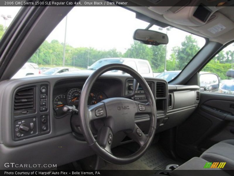 Onyx Black / Dark Pewter 2006 GMC Sierra 1500 SLE Regular Cab 4x4
