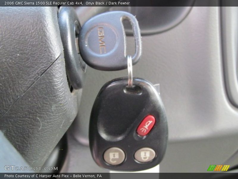 Onyx Black / Dark Pewter 2006 GMC Sierra 1500 SLE Regular Cab 4x4