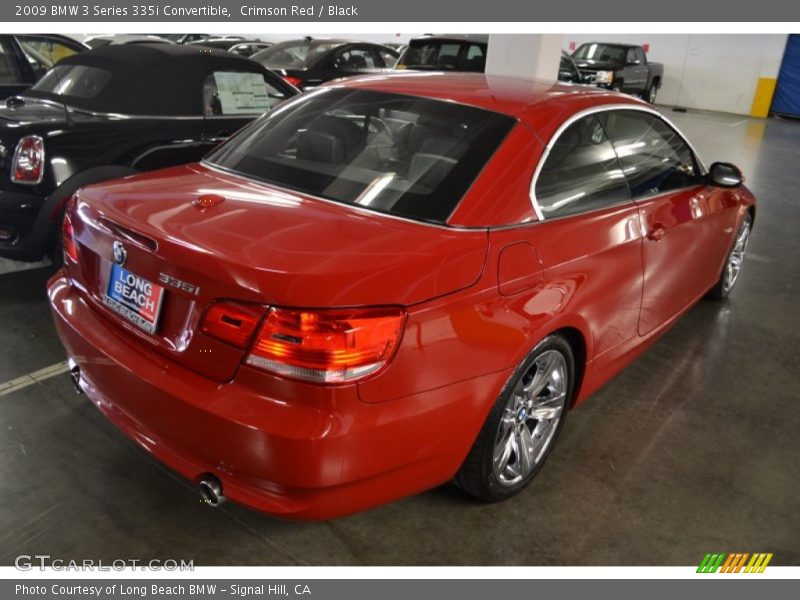 Crimson Red / Black 2009 BMW 3 Series 335i Convertible