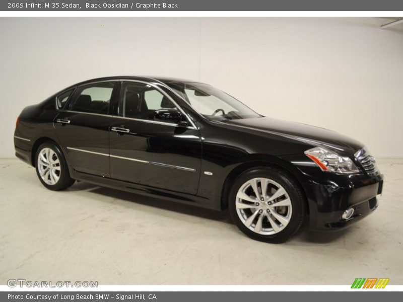 Black Obsidian / Graphite Black 2009 Infiniti M 35 Sedan