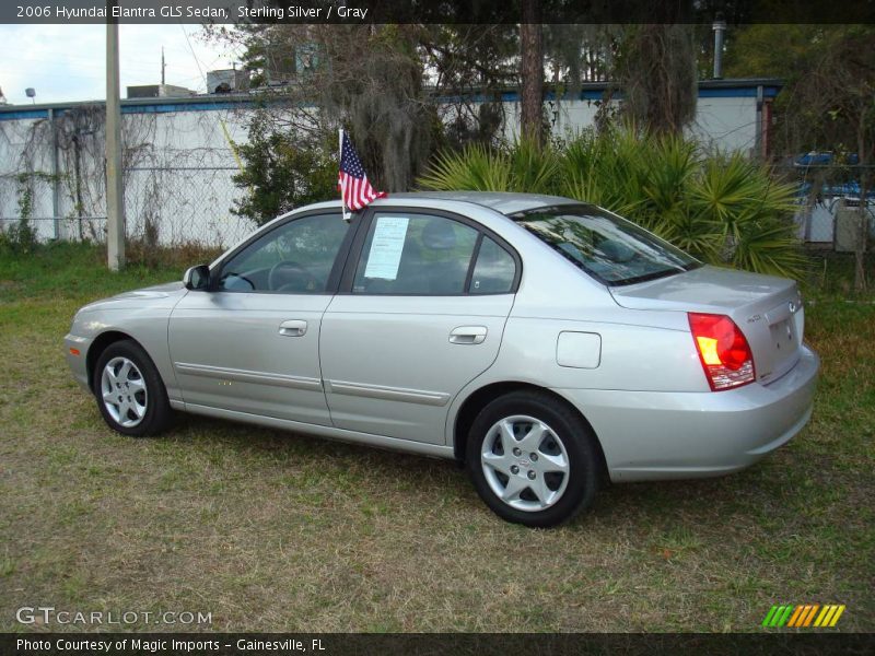 Sterling Silver / Gray 2006 Hyundai Elantra GLS Sedan