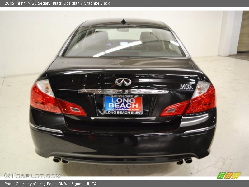 Black Obsidian / Graphite Black 2009 Infiniti M 35 Sedan