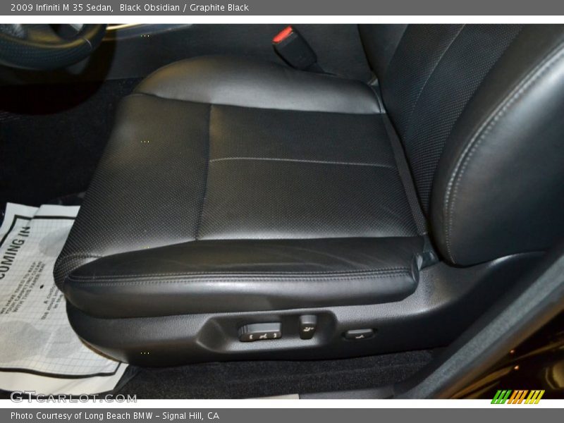Black Obsidian / Graphite Black 2009 Infiniti M 35 Sedan