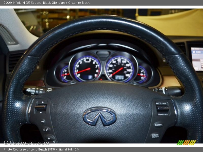 Black Obsidian / Graphite Black 2009 Infiniti M 35 Sedan