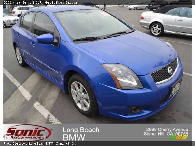 Metallic Blue / Charcoal 2009 Nissan Sentra 2.0 SR