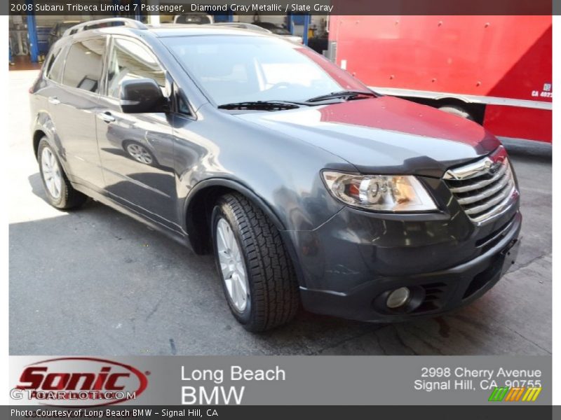 Diamond Gray Metallic / Slate Gray 2008 Subaru Tribeca Limited 7 Passenger