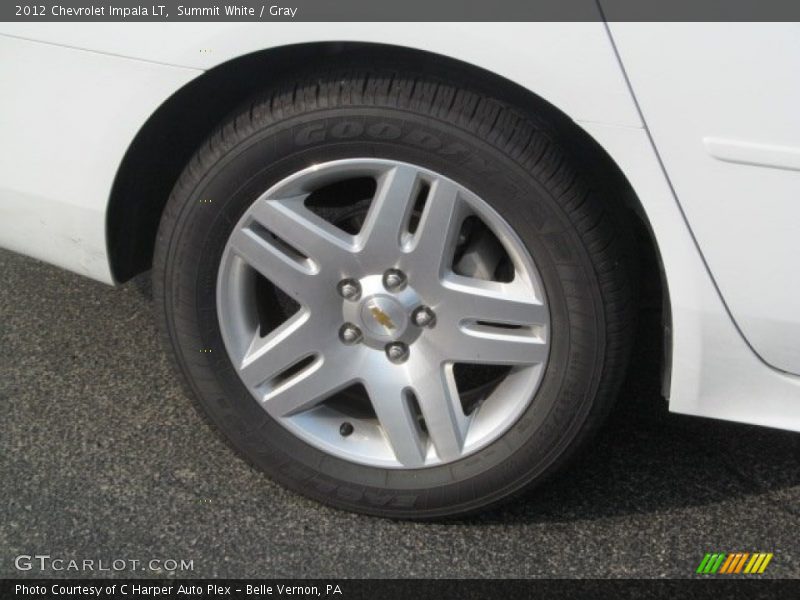 Summit White / Gray 2012 Chevrolet Impala LT