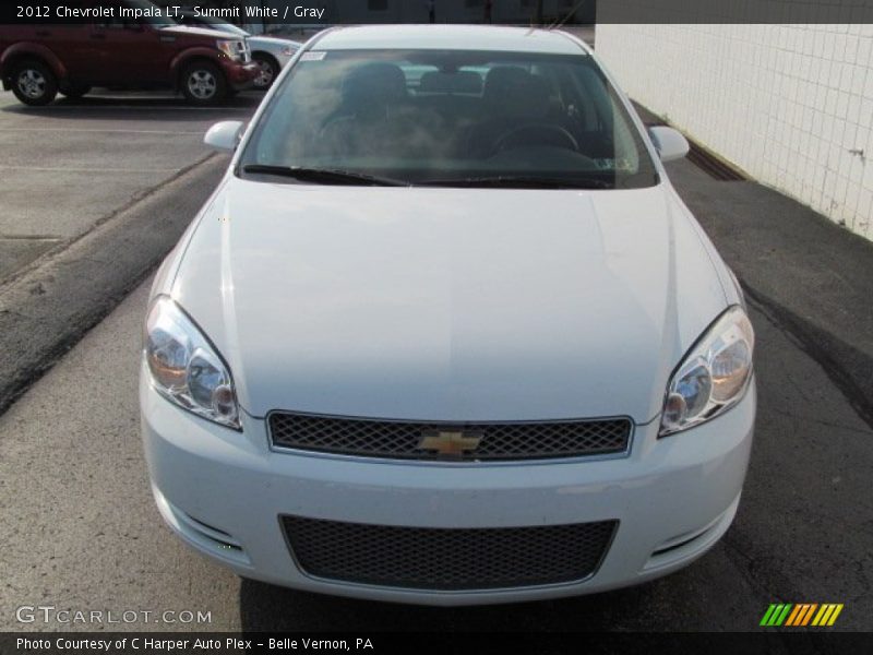 Summit White / Gray 2012 Chevrolet Impala LT