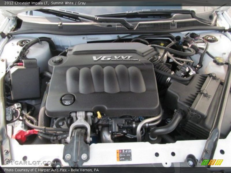 Summit White / Gray 2012 Chevrolet Impala LT
