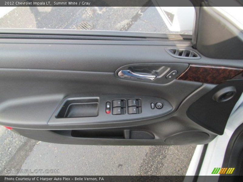Summit White / Gray 2012 Chevrolet Impala LT