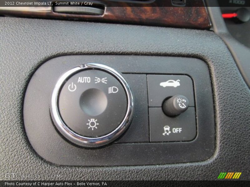 Summit White / Gray 2012 Chevrolet Impala LT
