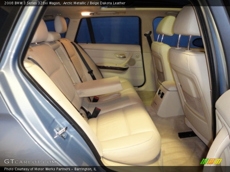 Arctic Metallic / Beige Dakota Leather 2008 BMW 3 Series 328xi Wagon