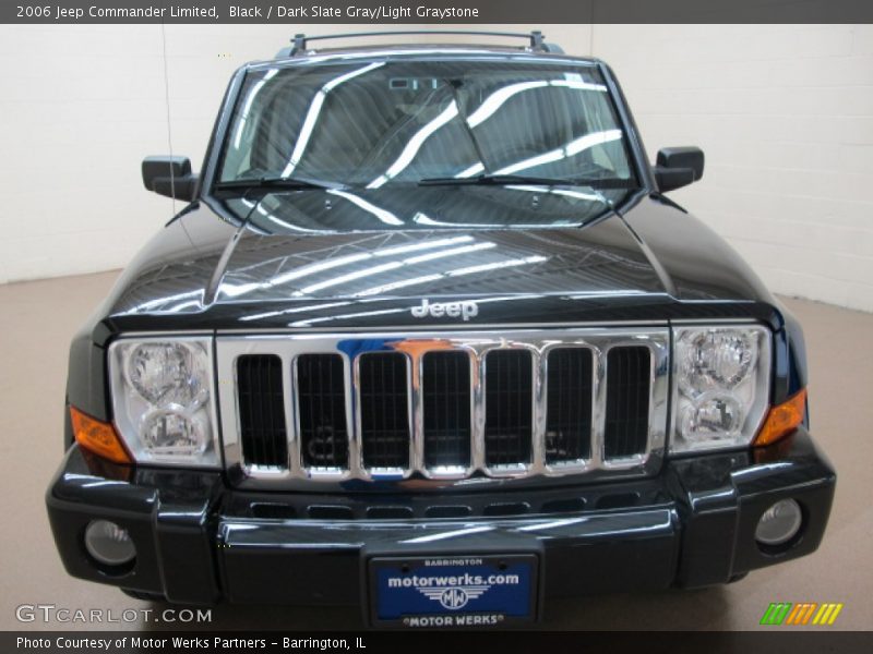 Black / Dark Slate Gray/Light Graystone 2006 Jeep Commander Limited
