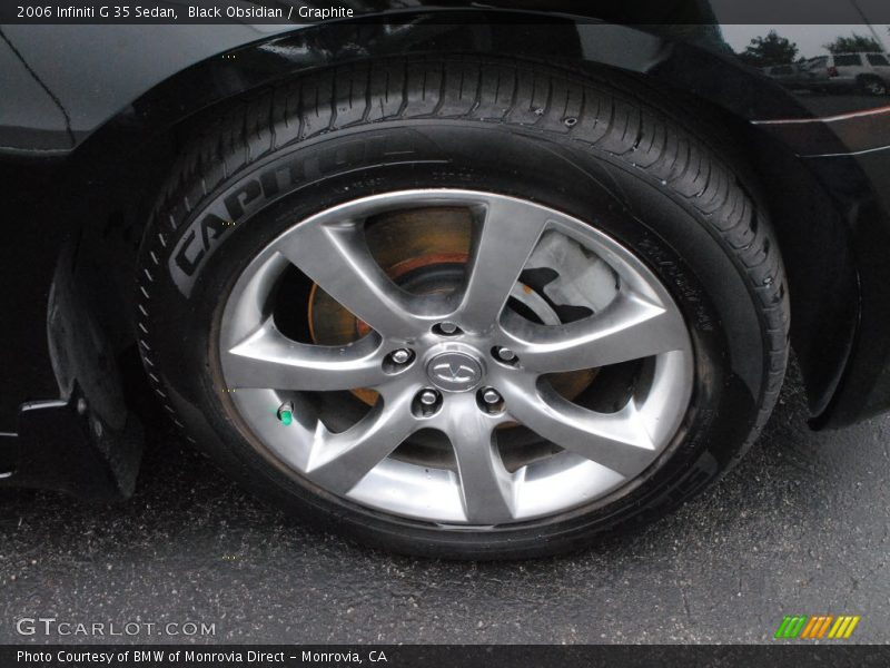 Black Obsidian / Graphite 2006 Infiniti G 35 Sedan