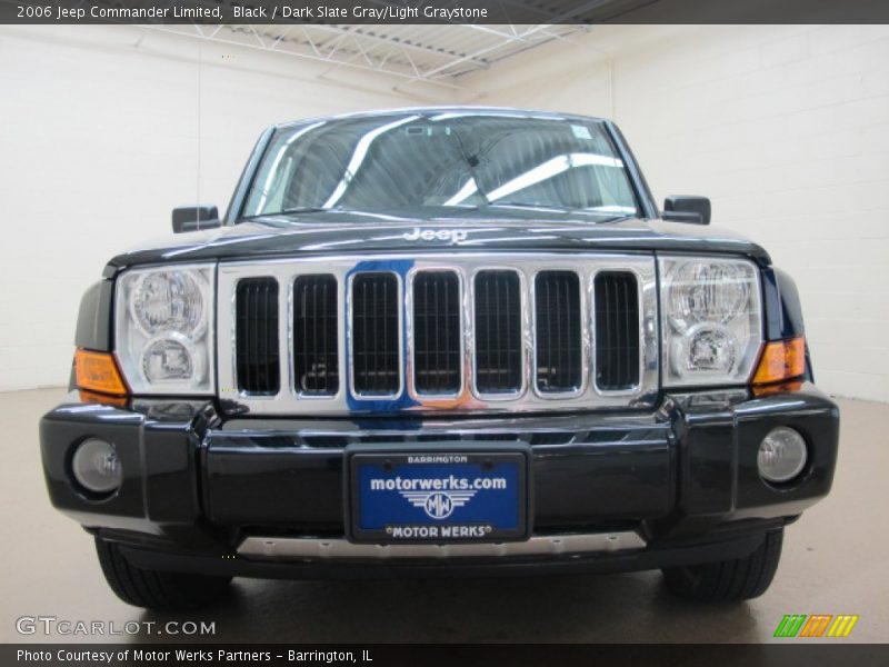 Black / Dark Slate Gray/Light Graystone 2006 Jeep Commander Limited