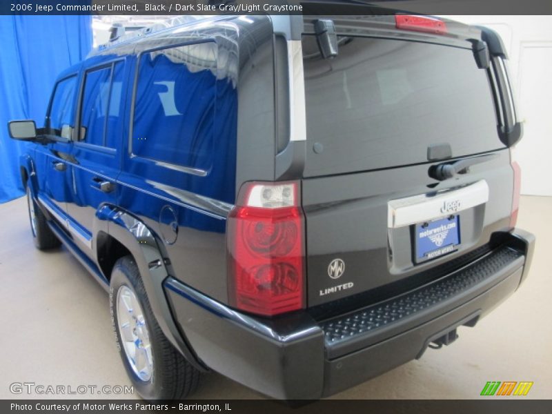 Black / Dark Slate Gray/Light Graystone 2006 Jeep Commander Limited