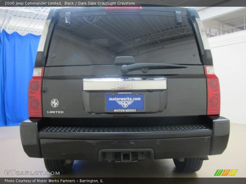 Black / Dark Slate Gray/Light Graystone 2006 Jeep Commander Limited