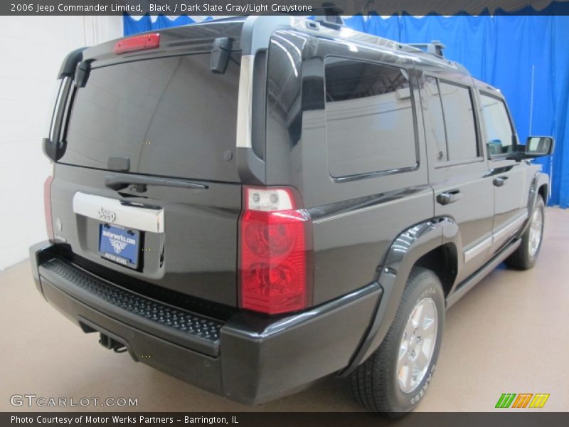 Black / Dark Slate Gray/Light Graystone 2006 Jeep Commander Limited