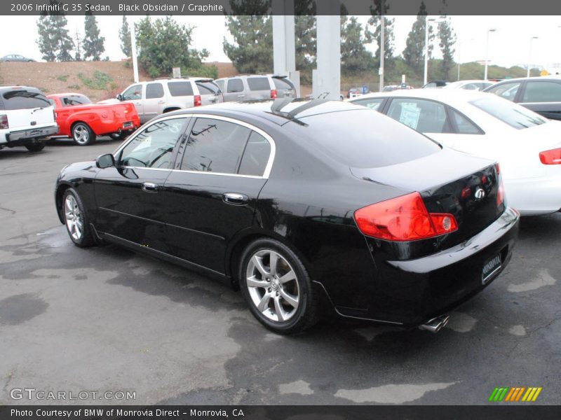 Black Obsidian / Graphite 2006 Infiniti G 35 Sedan