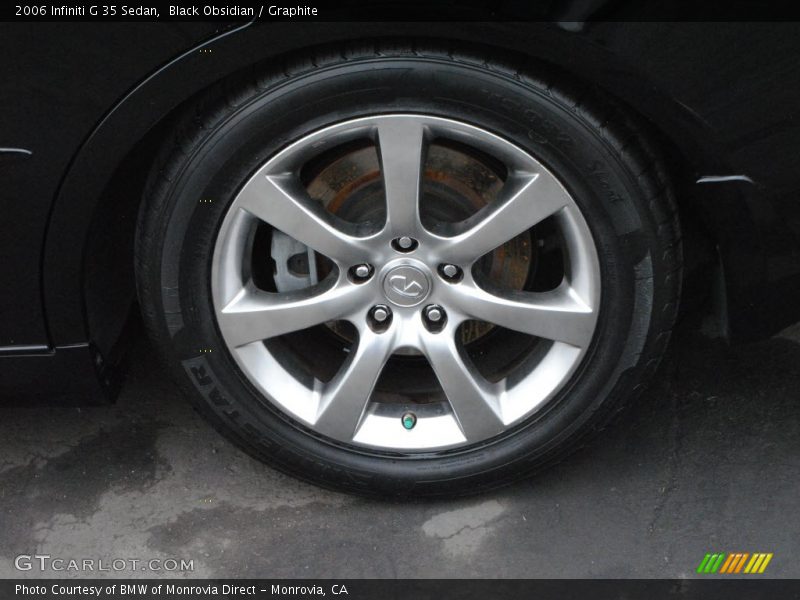 Black Obsidian / Graphite 2006 Infiniti G 35 Sedan