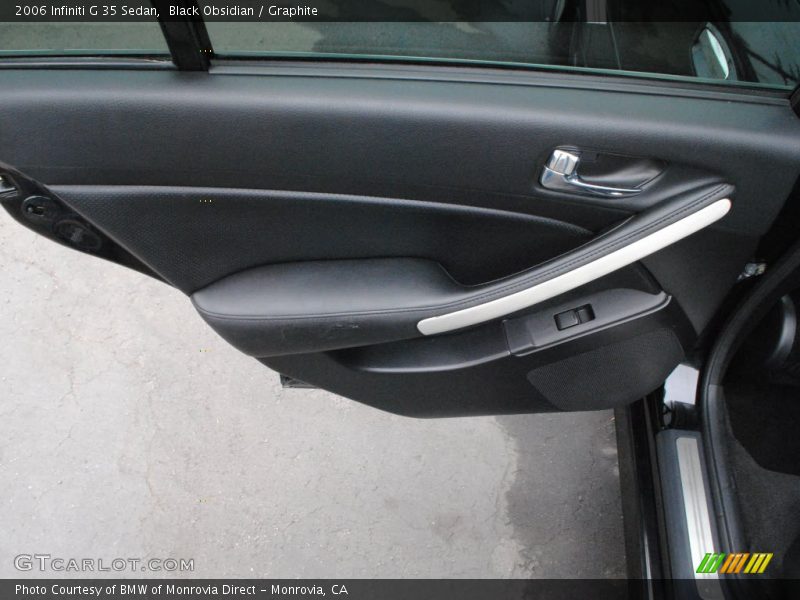 Black Obsidian / Graphite 2006 Infiniti G 35 Sedan