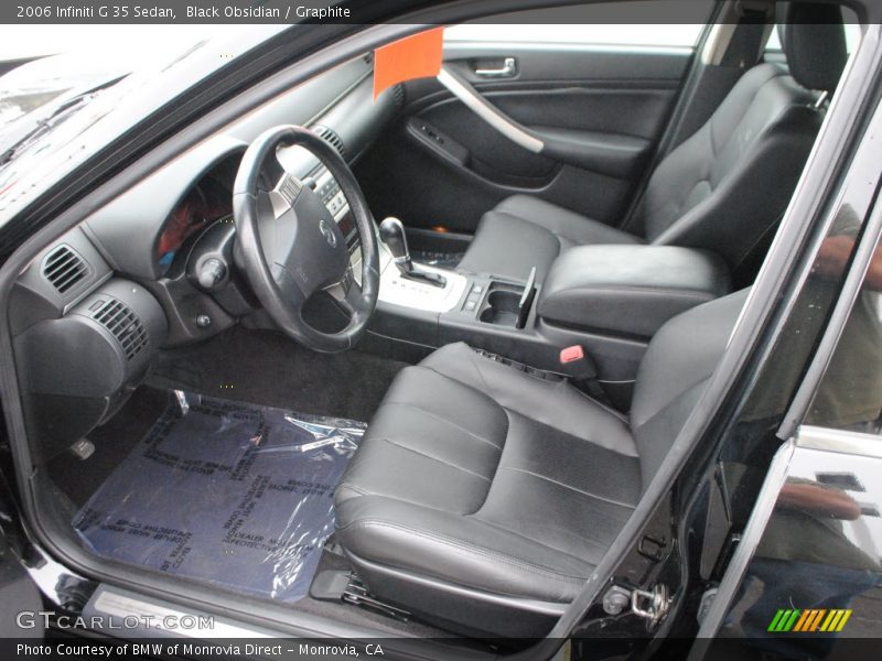 Black Obsidian / Graphite 2006 Infiniti G 35 Sedan