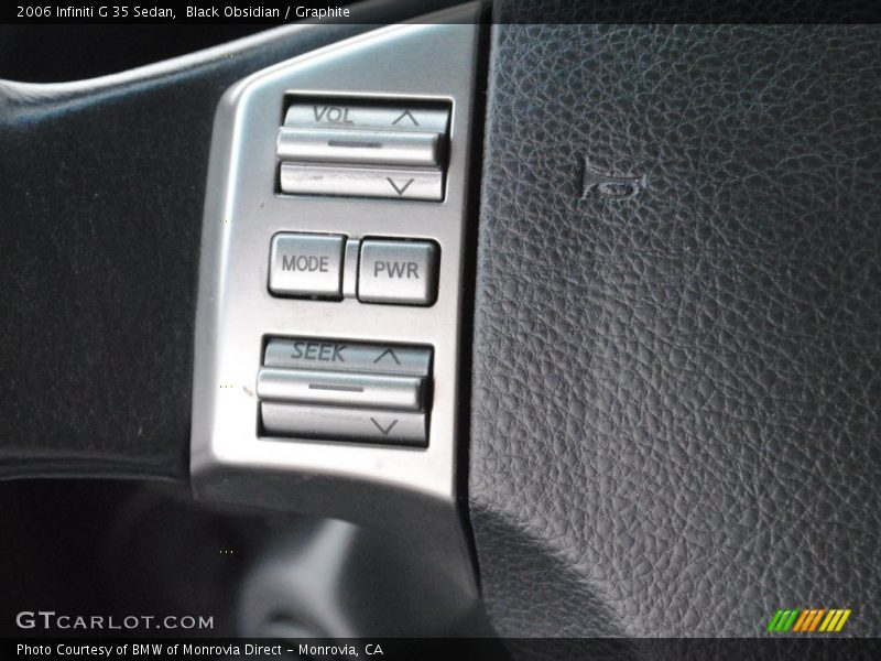 Black Obsidian / Graphite 2006 Infiniti G 35 Sedan