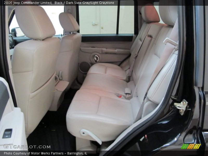 Black / Dark Slate Gray/Light Graystone 2006 Jeep Commander Limited