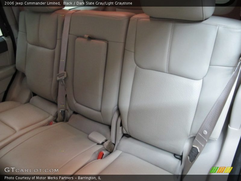 Black / Dark Slate Gray/Light Graystone 2006 Jeep Commander Limited