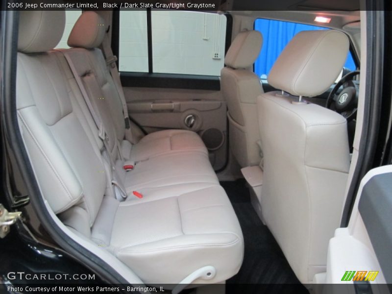 Black / Dark Slate Gray/Light Graystone 2006 Jeep Commander Limited