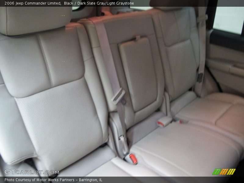 Black / Dark Slate Gray/Light Graystone 2006 Jeep Commander Limited