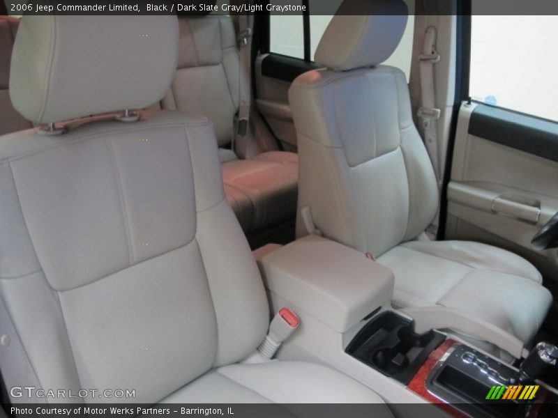 Black / Dark Slate Gray/Light Graystone 2006 Jeep Commander Limited