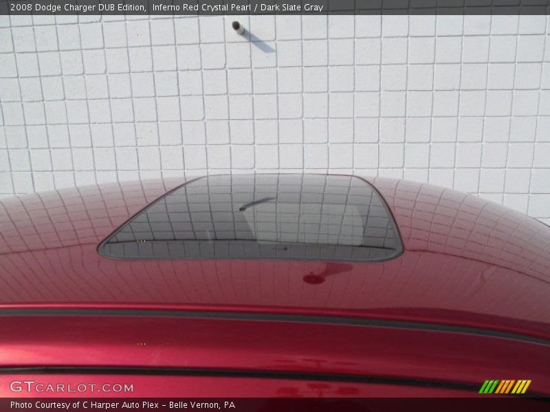 Inferno Red Crystal Pearl / Dark Slate Gray 2008 Dodge Charger DUB Edition