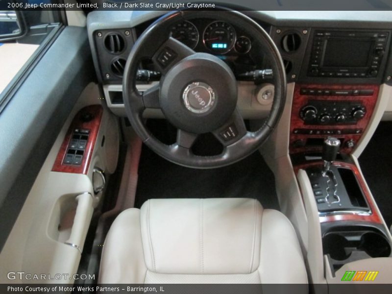 Black / Dark Slate Gray/Light Graystone 2006 Jeep Commander Limited