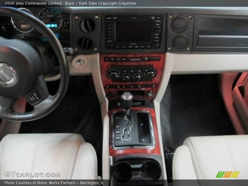 Black / Dark Slate Gray/Light Graystone 2006 Jeep Commander Limited