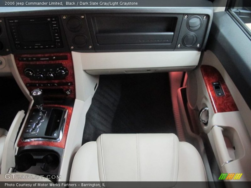 Black / Dark Slate Gray/Light Graystone 2006 Jeep Commander Limited