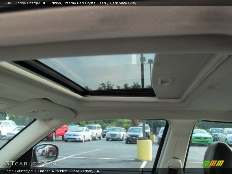Inferno Red Crystal Pearl / Dark Slate Gray 2008 Dodge Charger DUB Edition