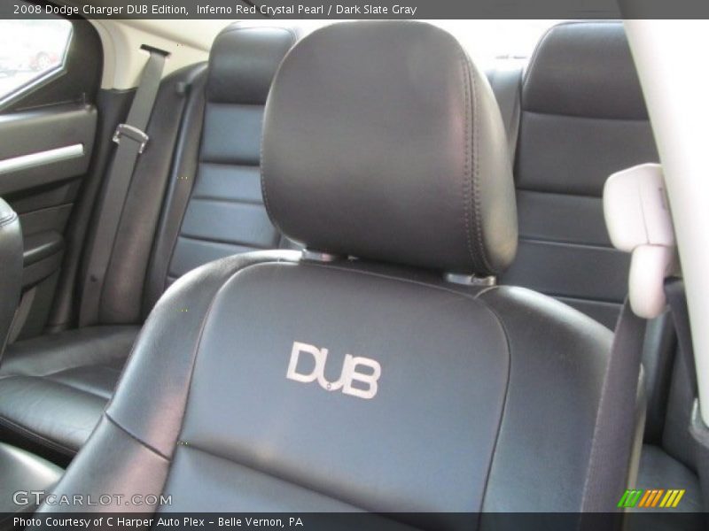 Inferno Red Crystal Pearl / Dark Slate Gray 2008 Dodge Charger DUB Edition