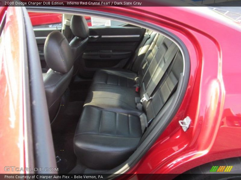 Inferno Red Crystal Pearl / Dark Slate Gray 2008 Dodge Charger DUB Edition