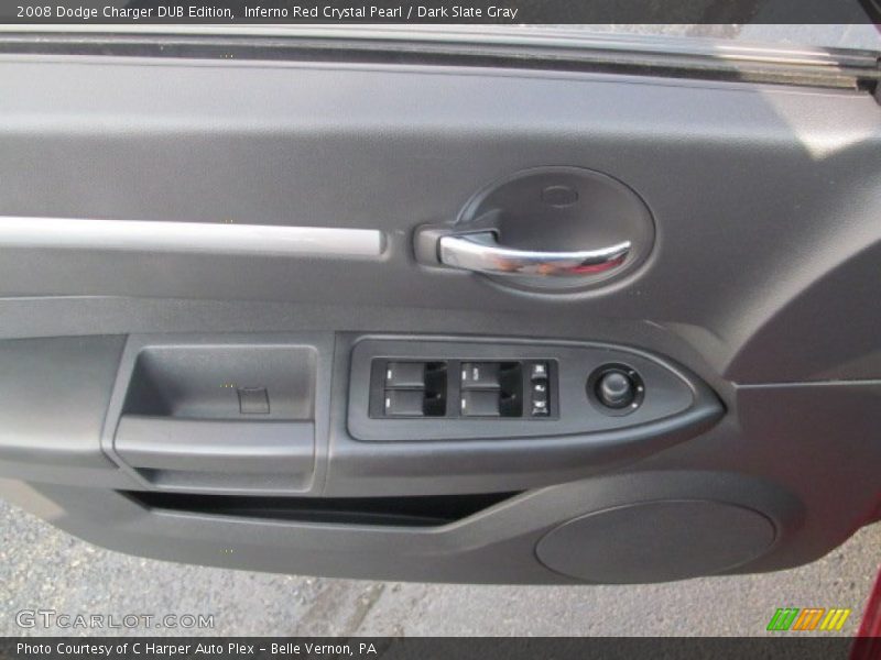 Inferno Red Crystal Pearl / Dark Slate Gray 2008 Dodge Charger DUB Edition