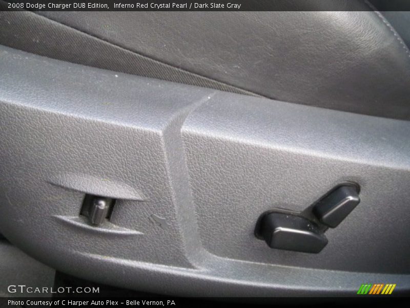 Inferno Red Crystal Pearl / Dark Slate Gray 2008 Dodge Charger DUB Edition