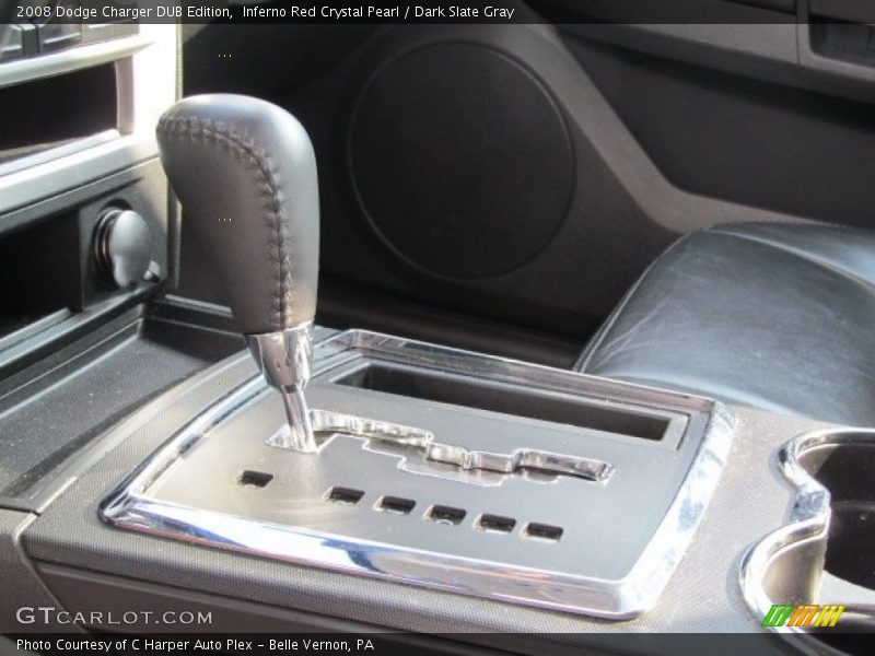 Inferno Red Crystal Pearl / Dark Slate Gray 2008 Dodge Charger DUB Edition