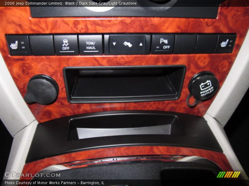 Black / Dark Slate Gray/Light Graystone 2006 Jeep Commander Limited
