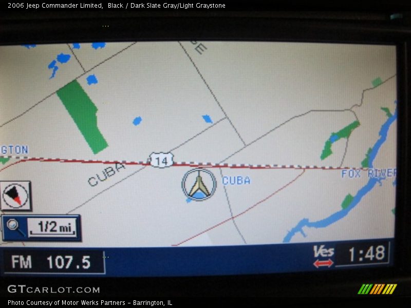 Black / Dark Slate Gray/Light Graystone 2006 Jeep Commander Limited